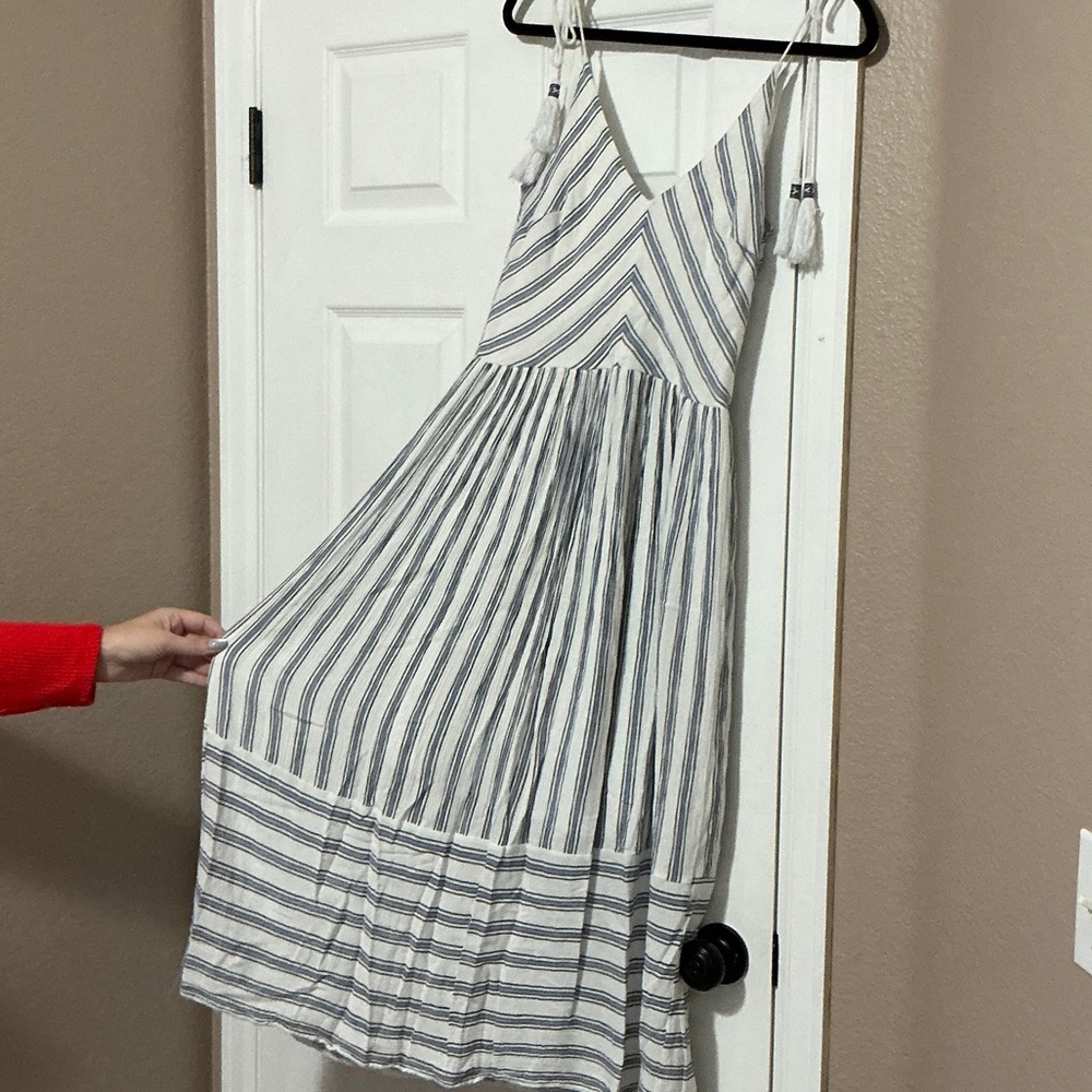 Striped Tassel midi dress - Picture 6 of 7